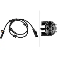 Hella ABS Sensor Raddrehzahl Hinten für FIAT Ducato Kastenwagen (250, 290) 6PU 358 217-251