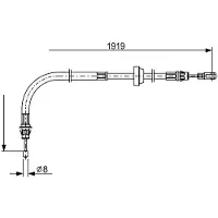 Bosch Seilzug, Feststellbremse 1 987 482 710