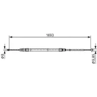 Bosch Seilzug, Feststellbremse 1 987 482 542