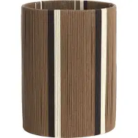 Light & Living Lampenschirm Medan - Dunkelbraun - Ø30cm - Modern