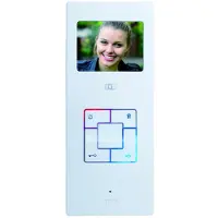 M-E Modern-Electronics Video Zusatz-Innenstation mit 86 mm (3,5") Farb-TFT-Display Vistus VD-603