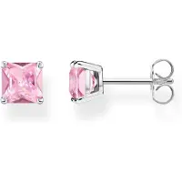 Thomas Sabo H2174-051-9 Damen-Ohrstecker Ohrringe Silber Pinkfarbener Stein