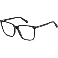 Polaroid PLD D537 Damen-Brille inkl. Gläser Vollrand Eckig Kunststoff-Gestell 55/16/140, schwarz