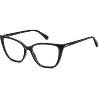 Polaroid PLD D545 Damen-Brille inkl. Gläser Vollrand Eckig Kunststoff-Gestell 55/16/145, schwarz