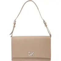 Calvin Klein Handtasche Ck Elongated Shoulder Bag_Mono K60K613139 Beige
