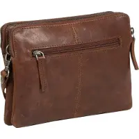 Mustang Leder Umhängetasche Catania Crossbody Bag Brown braun