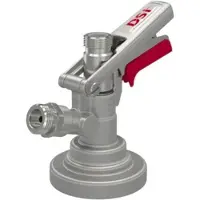 Ich-zapfe Zapfkopf, Keg Verschluss - Dreikant-Flachzapfkopf - für Bier, Wein