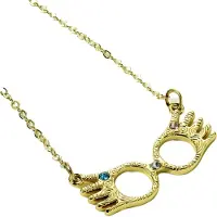 Carat Harry Potter Offizielle goldfarbene Luna Lovegood Halskette, Einheitsgrösse, Zink, Kein Edelstein