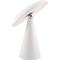 Present Time - Tischleuchte Phoebe Led - Weiß - Ø23cm Tischlampe - Nachttischlampe, Wohnzimmer, Schlafzimmer