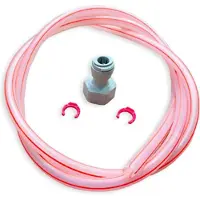 Ich-zapfe Bierschlauch John Guest komplett - 3/8" und 5/8" Aufschraub-Verbinder