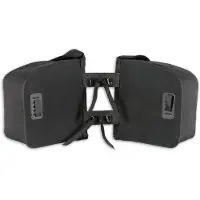 Lynx Doppelpacktasche, wasserabweisend, 35 Liter, Reflexstreifen, schwarz