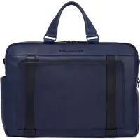 Piquadro Businesstasche David Two Compartment Computer Briefcase Blue