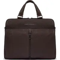 Piquadro Businesstasche Hedley 2 Handle Briefcase 14" Dark Brown