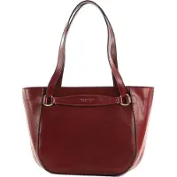 The bridge Umhängetasche Bettina Shopping Bag Chianti Bordeaux Oro