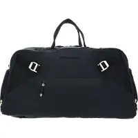 Piquadro PQ-Modular Reisetasche aus rezykliertem antiviralen Stoff Schwarz BV5509PQM/N