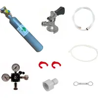 Ich-zapfe Zubehörpaket Pygmy mit Kombi Fitting und 0,5 kg CO2 Flasche
