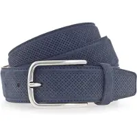 Vanzetti Gürtel Leather Belt W115 Navy - kürzbar