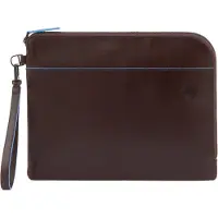 Piquadro Tablettasche Blue Square Revamp Soft Pochette M Mogano