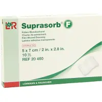 Lohmann & Rauscher F Folien-Wundverb.5x7 cm steril 10 St Verband