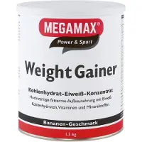 MEGAMAX Weight Gainer Banane Pulver 1500 g