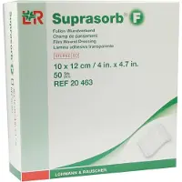 Lohmann & Rauscher Suprasorb F Folien-Wundverb.10x12 cm steril 50 St Verband