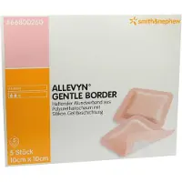 Smith&Nephew Allevyn Gentle Border 10x10 cm Schaumverb. 5 St Verband