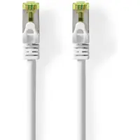 Nedis CCGL85420WT100 - CAT7 Ethernet-Kabel - 10 Meter - 10 Gbps - S/FTP (doppelt geschirmt) - RJ45 - Weiß