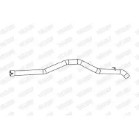 Walker Abgasrohr [Hersteller-Nr. 10905] für VW, Mercedes-Benz