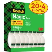 Scotch Magic Klebeband Promotion mit 24 Rollen 19 mm x 33 m, 8-1933R24TPR