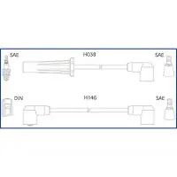ASTEMO Zündleitungssatz Hueco 134448