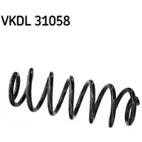 Skf Fahrwerksfeder VKDL 31058 für VW Passat B6 CC B7