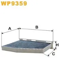 WIX FILTERS Filter, Innenraumluft WP9359