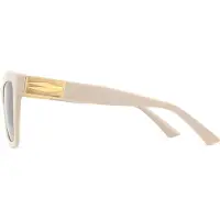Jimmy Choo JC5031 Damen-Sonnenbrille Vollrand Cat Eye Acetat-Gestell, beige