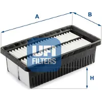 Ufi Luftfilter 30.A34.00 für RENAULT TWINGO II (CN0) Filtereinsatz