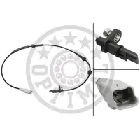 OPTIMAL ABS Sensor Raddrehzahl Vorne für CITROËN JUMPY Kasten 06-S486