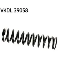 Skf Fahrwerksfeder VKDL 39058 für Mercedes-Benz 124 E
