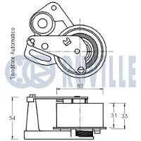 RUVILLE 915927 Axialgelenk Spurstange Vorne