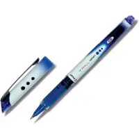 Pilot Vball VB5 Rollerball Pen with Rubber Grip 0.5mm Tip 0.25mm Line Blue Ref BLNVBG5 03 (Pack 12)