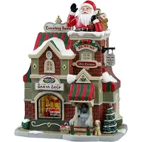 Lemax Der Weihnachtsmannladen 17x23x28 cm Weihnachtshaus
