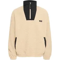 !Solid Fellimitatjacke SOLID "Fellimitatjacke SDMarkmann", Herren, Gr. L, beige (oatmeal), Obermaterial: 100% Polyester PES., Jacken Fellimitatjacke