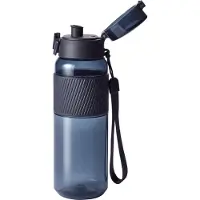Zwilling Trinkflasche "Bottle mit Fruchtsieb zum Herausnehmen, Fassungsvermögen ca. 680 ml", schwarz, H:7,5cm, Tritan, Trinkflaschen, Trinkflasche, bruchfestes Tritan