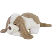 Happy horse Hund David Kuscheltier 38cm - Weiß Beige - Plüschspielzeug