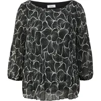 s.Oliver BLACK LABEL Bluse Damen schwarz gemustert, 36 728040-0001-00360