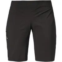 Schöffel Shorts SCHÖFFEL "Shorts Path L", Damen, Gr. 38, Normalgrößen, schwarz (9990, schwarz), Oberstoff : 85% Nylon 15% Elasthan, Hosen Shorts