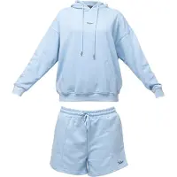 Tom Barron Freizeitanzug WOMEN OVERSIZE FIT SWEATSHIRT AND SHORT SETS in blue | Gr.: XS