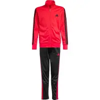 Adidas Trainingsanzug SPORTSWEAR "ESSENTIALS CLIMACOOL KIDS", Kinder, Gr. 176, rot (pure ruby, schwarz), Obermaterial: 100% Polyester, Sportanzüge Trainingsanzug
