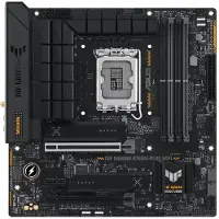 Asus TUF GAMING B760M-PLUS WIFI, Intel, LGA 1700, Intel Celeron, Intel Core i3, Intel Core i5, Intel Core i7, Intel Core i9, LGA 1700, DDR5-SDRAM, 192 GB