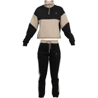 Tom Barron Freizeitanzug Regular Size Tracksuit Embroidery in black | Gr.: XS