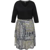 Ulla Popken Kleid in schwarz | Gr.: 42-44