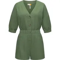 Ragwear Jumpsuit "Ipsie" schicker, kurzer Damen Overall in Military-Look